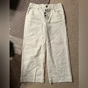 Creamy white Wide-Leg Pants